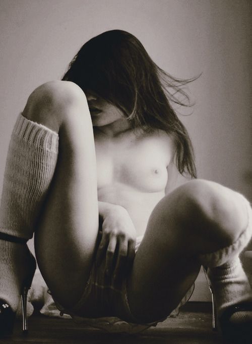 Clit rub over the panties