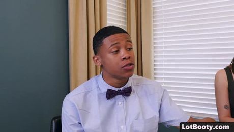 Fat ass and huge tits cougar PAWG gets interacial fucked