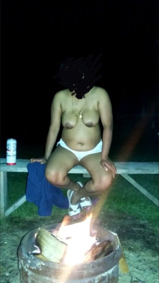 indian mom getting drunk outdoor