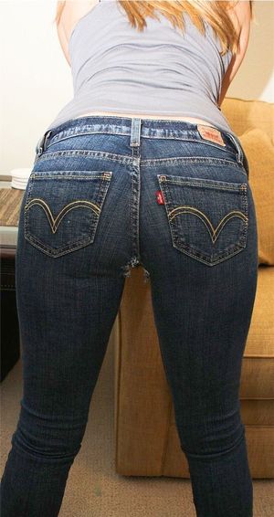 ass in jeans