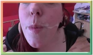 A pretty woman can\u0027t stop eating cum - Shameless