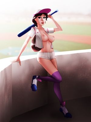 She can handle a bat.