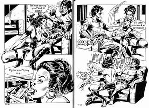 Hoe doesn't like not being paid, so cuts of his cock as payment...