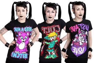 Paraquat Suicide will dare you to barbecue the emo devil in her hugs super model t-shirt adds w/ goth pale skin - SGB gothh cooll ppale
