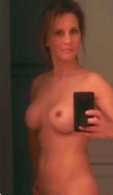 mom topless selfie