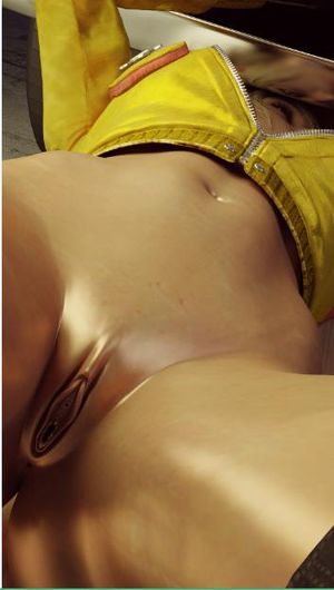 3D Shaved Pussy Upclose