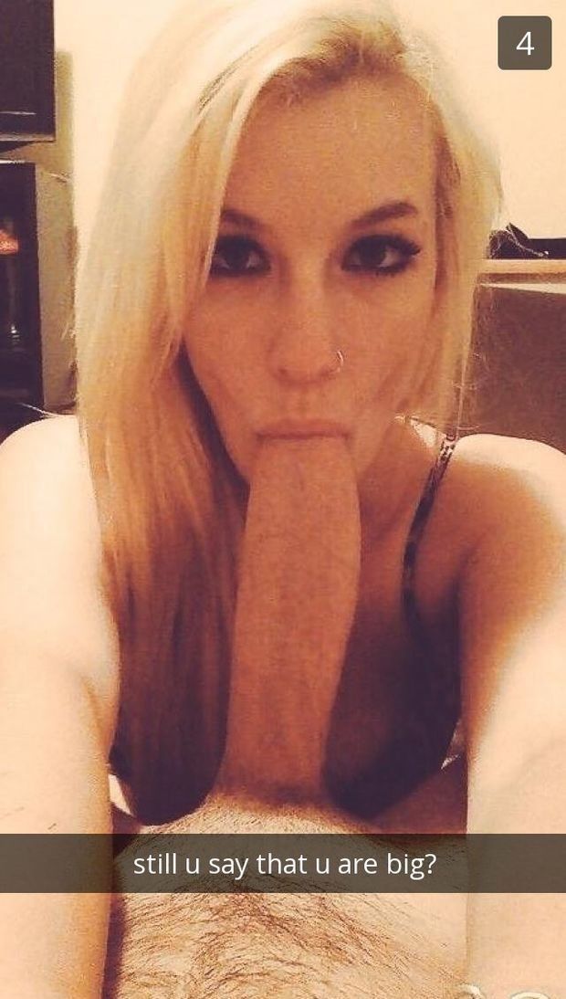 She taunts her average sized ex-boyfriend by sending a pic of her new man's huge cock