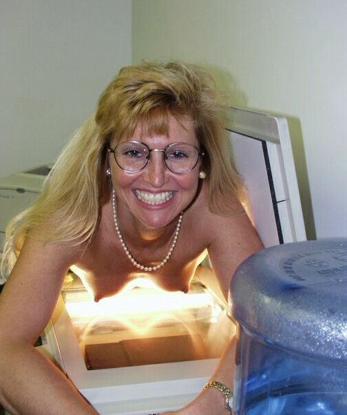 Mom in office
