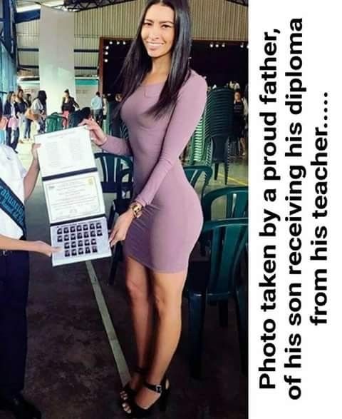 teacher in purple