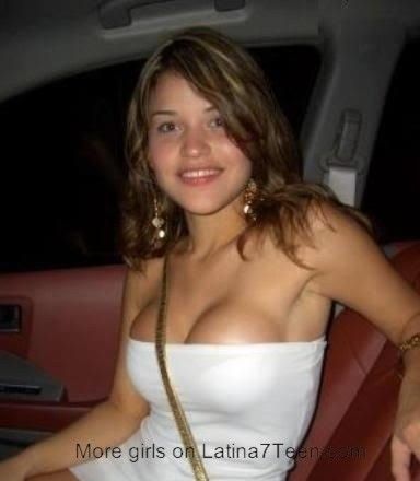 Hot Teen in white dress