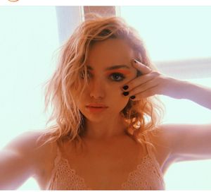 Peyton list is looking sexy as hell with pink lingerie