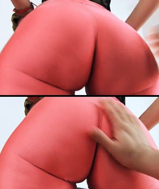 Fiona in tight pink spandex