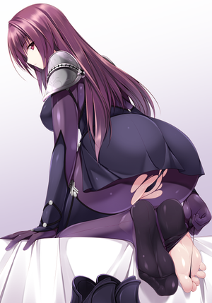 scathach (fate/grand order and fate (series)) drawn by naturalton