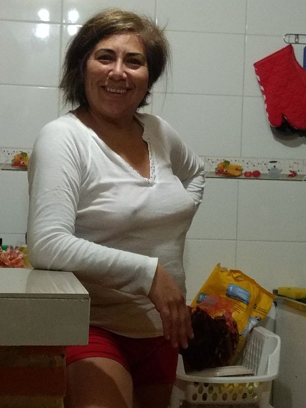 Chilean bitch I used to fuck..not much to lol at but freaky as hell!