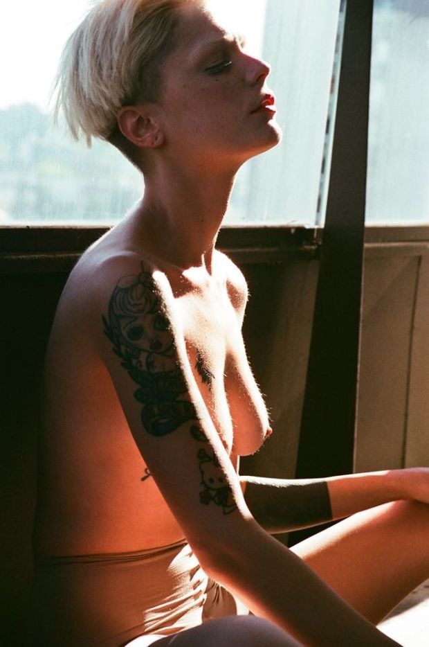 Blonde tomboy tits