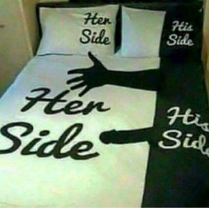 HER SIDE ... his side