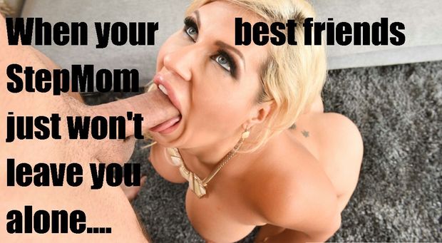 Your best friends mom is a bimbo and loves to suck your cum