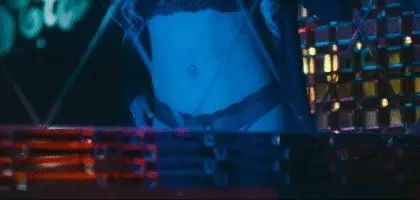 latina in lingerie