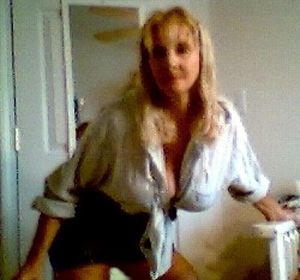 I made her wear this outfit when she washed the car. No bra, no panties, short denim skirt. Men would watch, intently, from their porch.