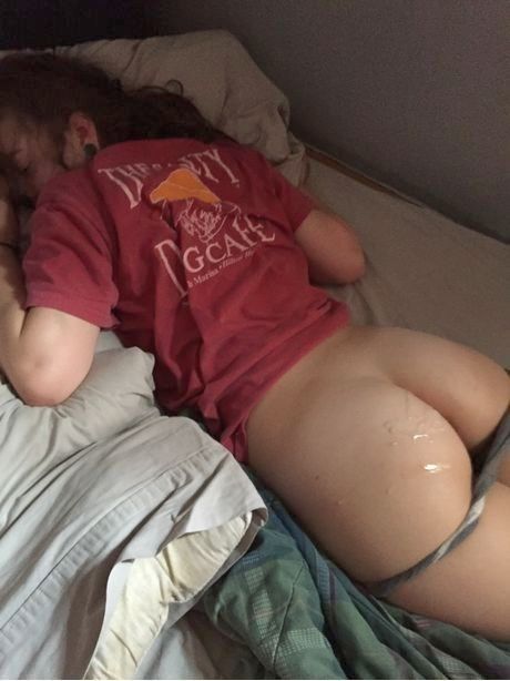 cum on ass