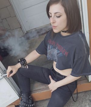 She got a package for you. It's in her pants