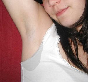 Fresh sweaty armpit ready for sniffing and licking