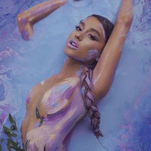 Ariana Grande bodypainted for god is a woman