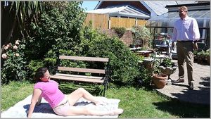 Breasted Mature Temptress Sucking Big Dick Outdoor