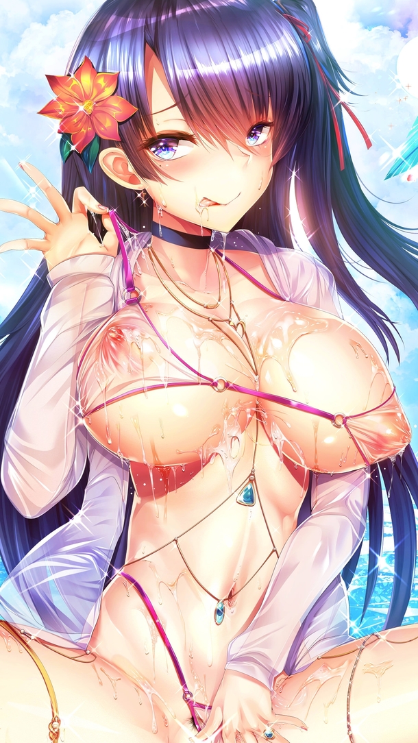 transparent bikini