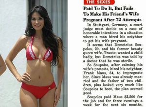 Man sues when neighbour can't get wife pregnant...