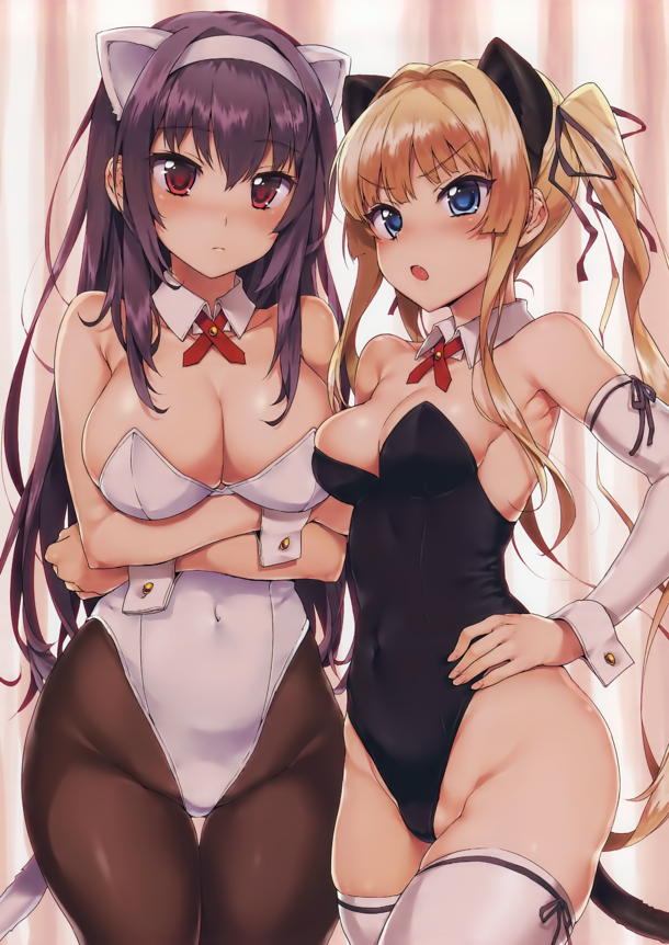 two cuties in sexy outfit