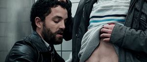 gay guys oral restroom