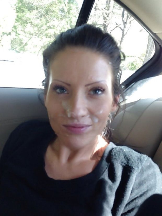 cumshot in car