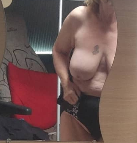 granny dressing room boobs