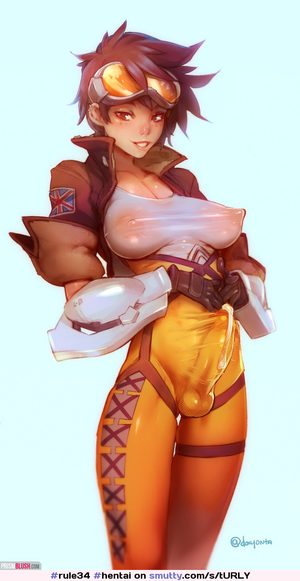 #rule34 #hentai #futanari #outline #cock #spandex #tightclothes #shorthair