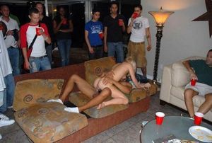 Dare to remove one piece of clothing with every empty cup of beer