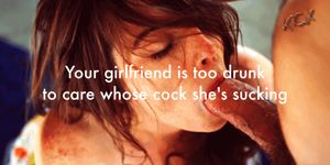 A few shots of tequilla reveal her inner slut!