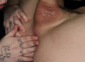 brunette plays with anus part 5