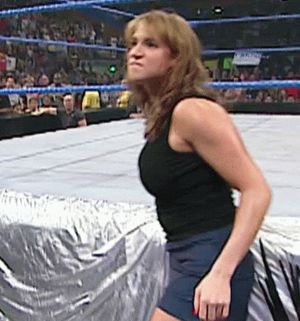 Stephanie McMahon legs and tits
