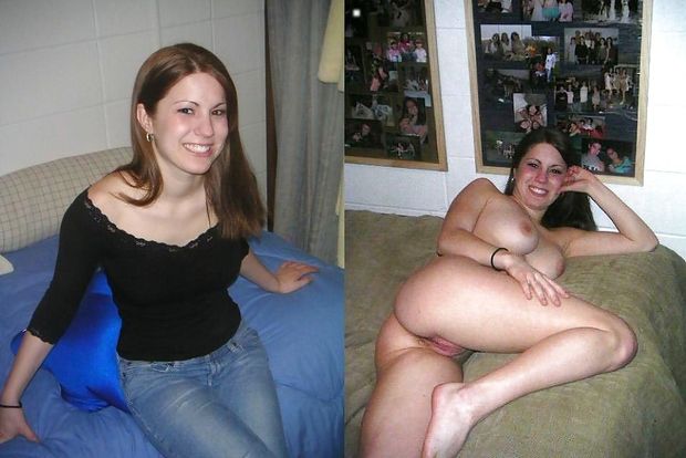 I went into Scarlett's dorm room, and saw her naked on the bed!