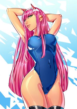 Zero Two -Darling in the FranXX by xdtopsu01