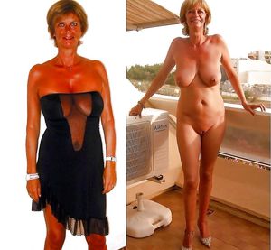 MILF dress-undressed