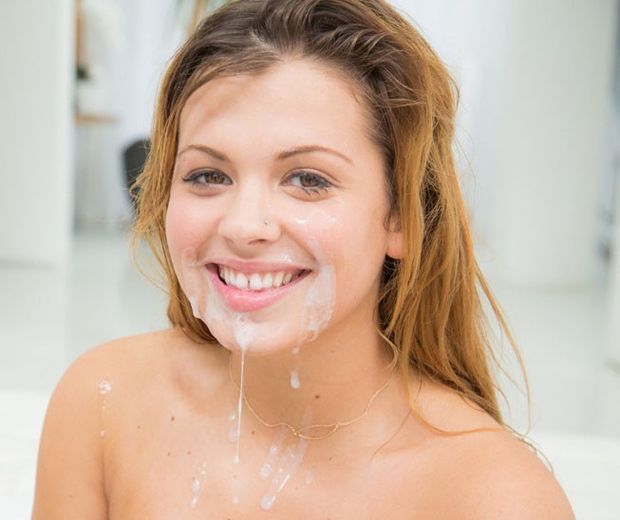 Cum enhances Keisha's smile