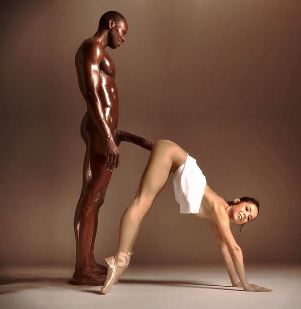 Wife got some stretching exercise after ballet lesson