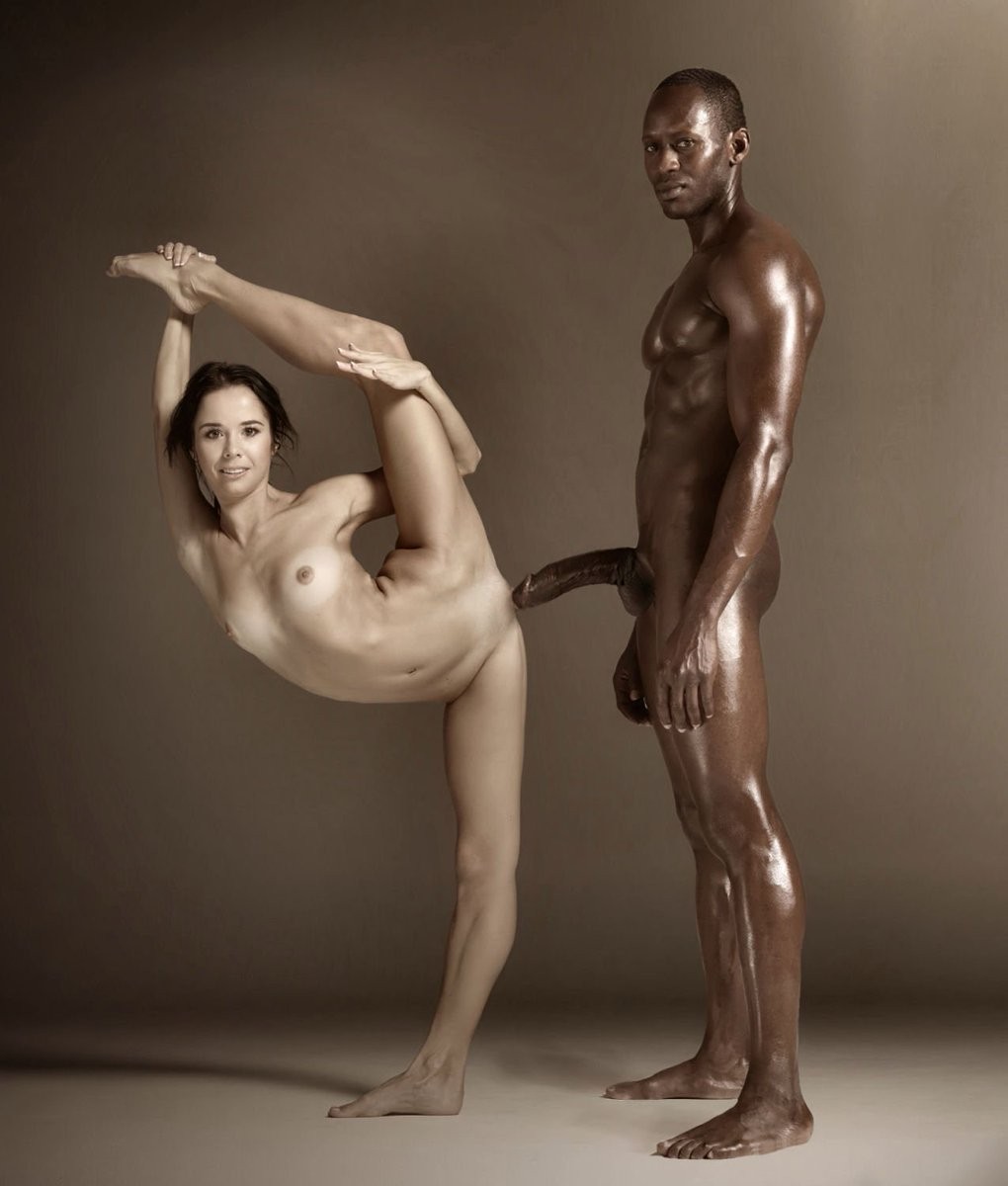 Wacing my wife at her modeling job. And in this point I hoped she will lose her balance and fall