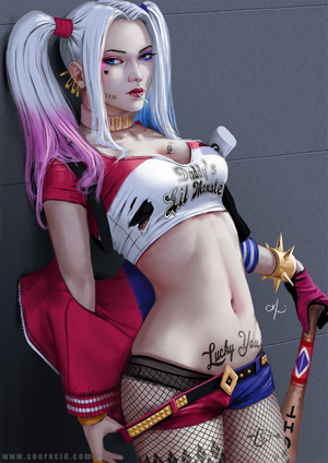 Harley Quinn by SourAcid