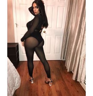 Skyla Novea / Ginger Elle is top tear hot in black see though lingerie as sky ass wins - SGB asz sthu - Support Her Website & Instagram