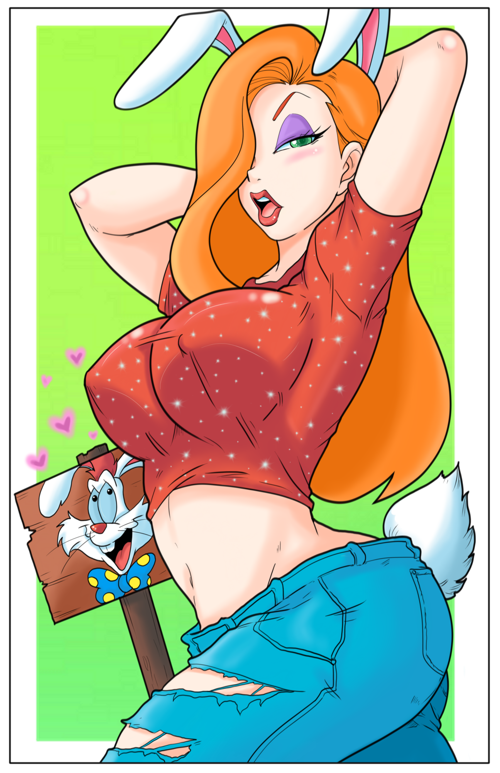 Jessica and Roger Rabbit by DragonSlayerJin