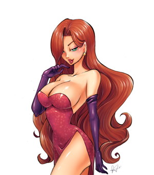 Jessica Rabbit by shikami