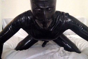 Rubber man ready to fuck
